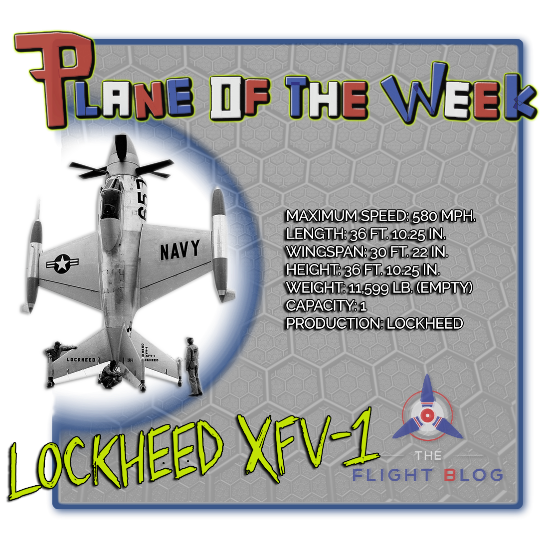plane of the week, the flight blog, lockheed XFV-1, XFV, salmon, plane specs 