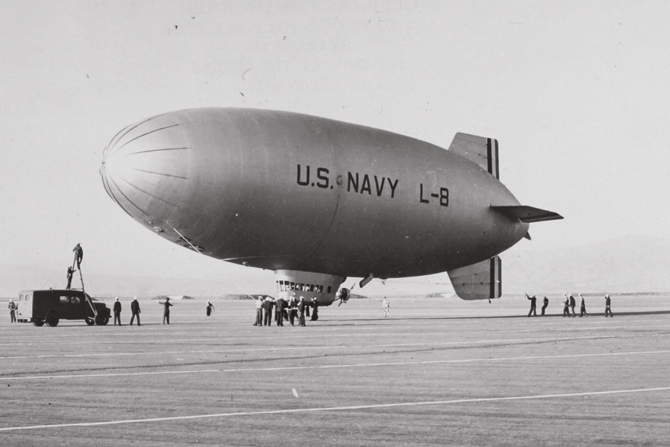 ghost blimp, l-8 blimp, airship